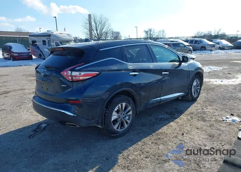 2016 Nissan Murano S из США, поврежденный, VIN 5N1AZ2MH0GN160023